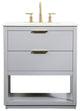 Louie 30" Single Bathroom Vanity, Gray