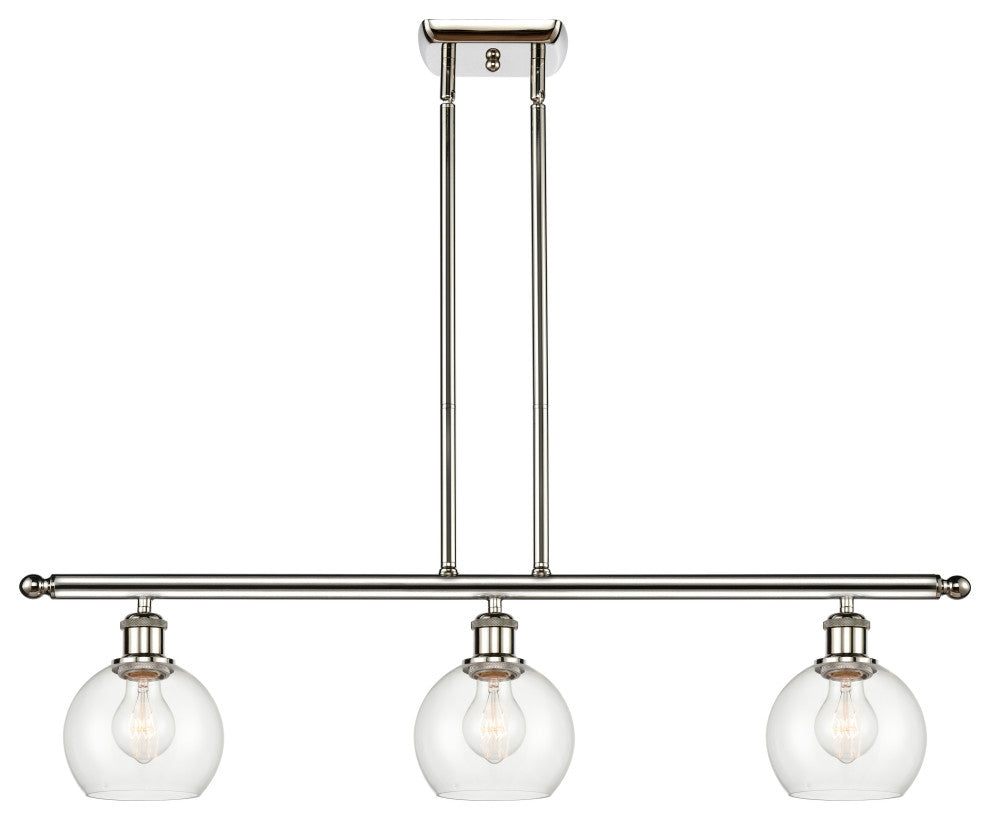 Innovations 516-3I-PN-G122-6-LED 3 Light Island Light, Polished Nickel