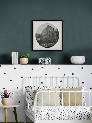 "Yosemite Half Dome" Framed Painting Print, 12x12