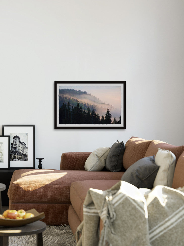 "Cold Mist" Framed Painting Print, 36x24