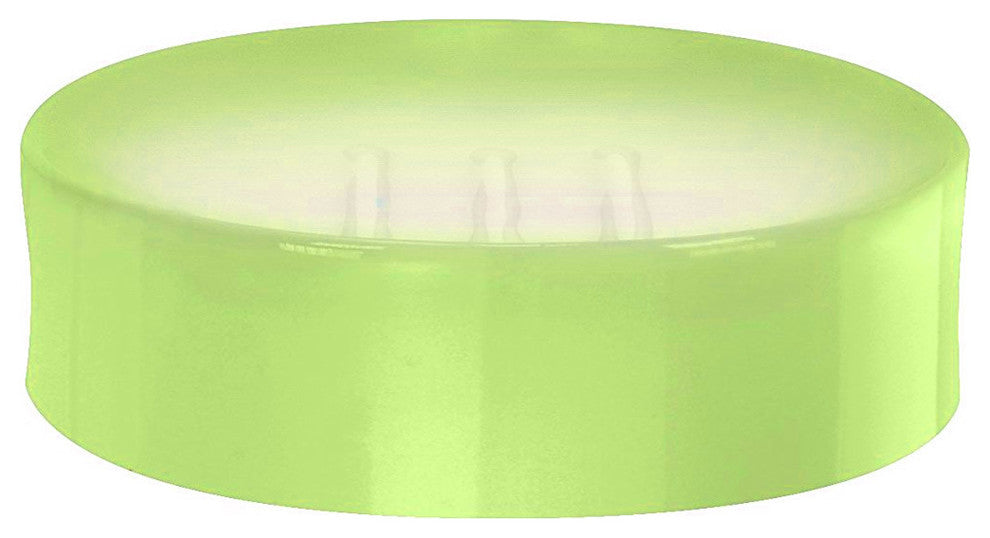 Luxurious Porcelain Bathroom Accessories, Phoenix, Alga Green, Soap Dish