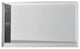 ANZZI 60x36 in. Corner Shower Base, Left Drain, Glossy White Marine Acrylic