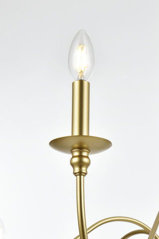 Living District Rohan 60" Chandelier in Brass