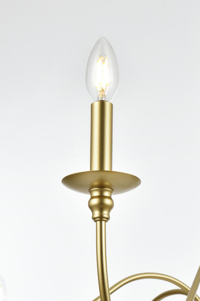 Living District Rohan 60" Chandelier in Brass