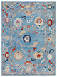Oushak One-of-a-Kind Hand-Knotted Area Rug Light Blue, 9'2" x 12'8"