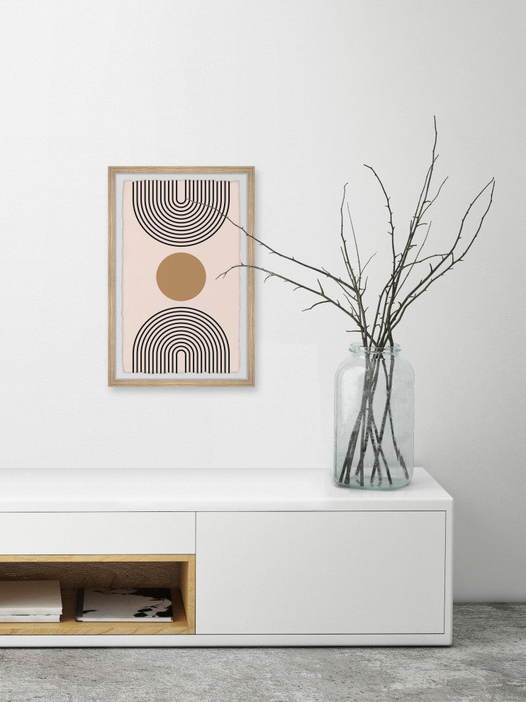 "Opposite Polarity" Framed Painting Print, 24x36