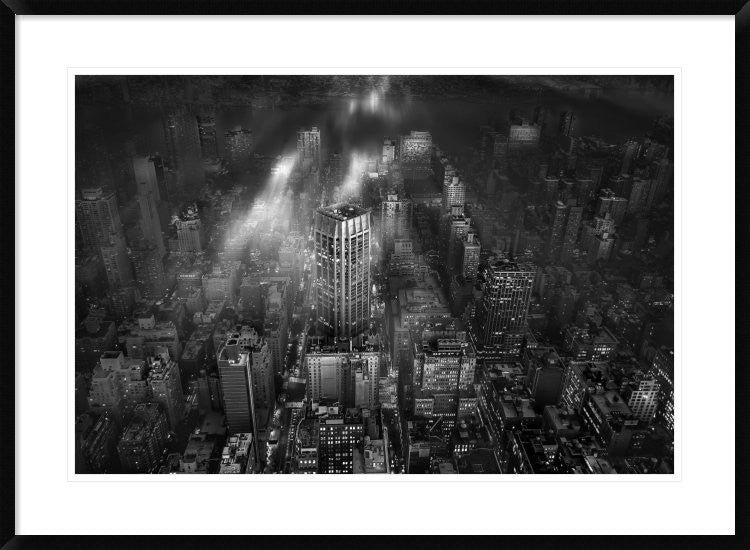 "New York City" Framed Digital Print by Leif Londal, 38"x28"