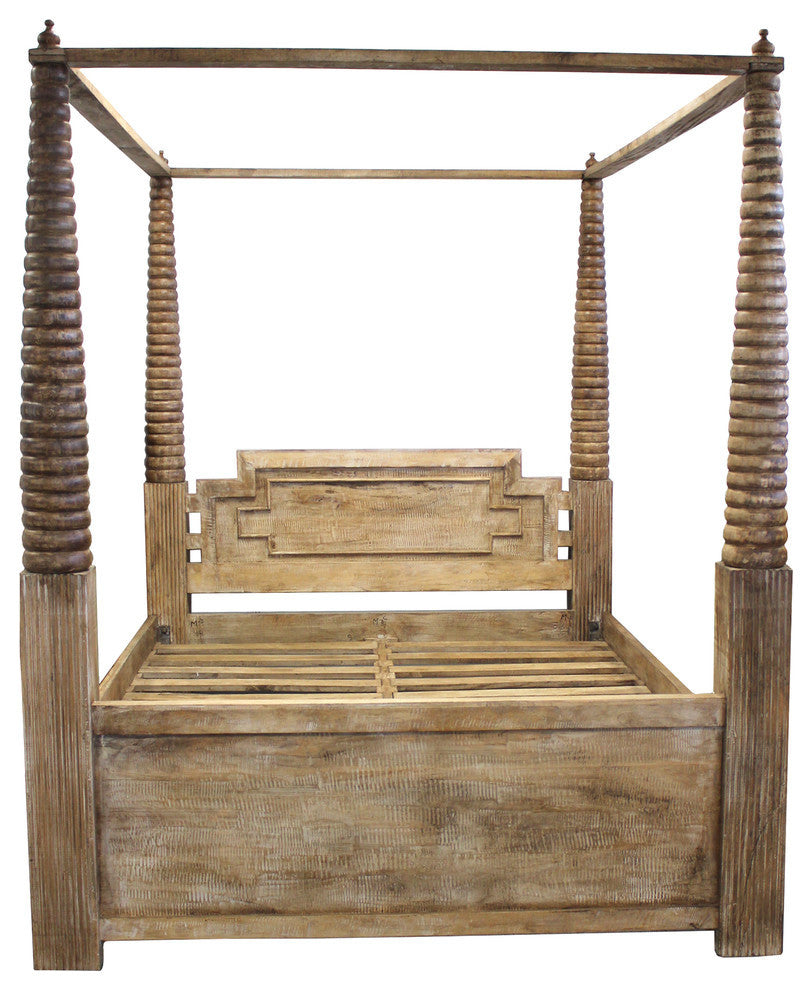 Irvine Queen Bed With Posts