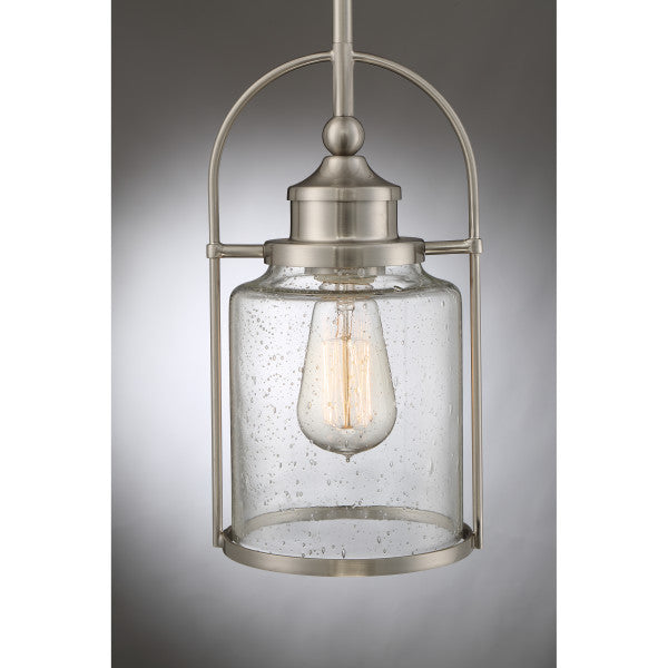 Quoizel QPP2781WT One Light Mini Pendant, Western Bronze Finish
