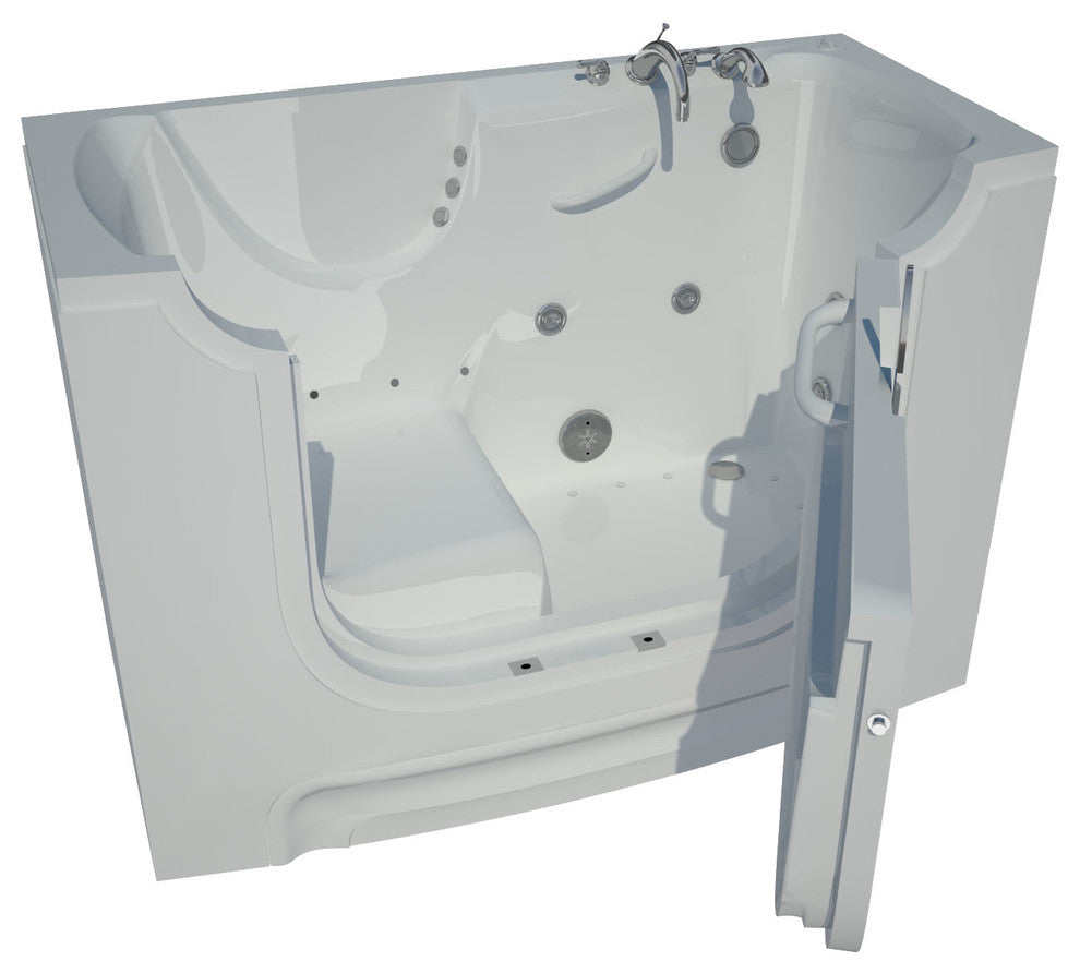 30 x 60 Right Drain Whirlpool & Air Wheelchair Accessible Walk-In Bathtub