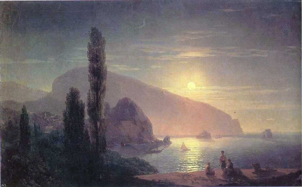 Ivan Constantinovich Aivazovsky Night at Crimea Wall Decal
