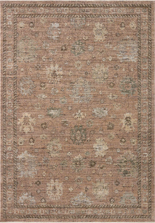 Loloi Priscilla Blush / Multi 5'-0" x 7'-6" Area Rug