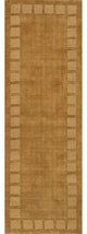 Petra High-Low Wool-Blend Area Rug, Wheat 2'6" x 8'