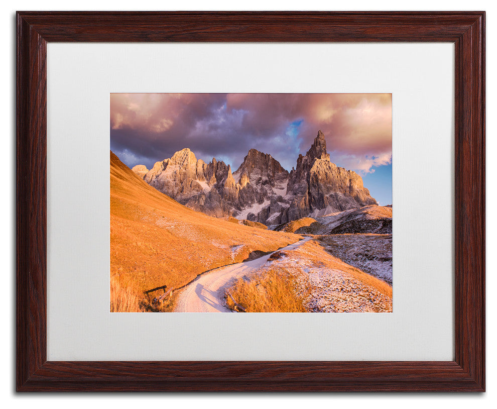Michael Blanchette Photography 'Pale Di San Martino' Matted Framed Art, 20x16