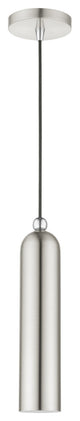 Brushed Nickel Mid Century Modern, Minimal, Urban, Scandinavian Pendant