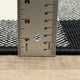 Martinique Gingham Check Black/ Ivory Indoor/Outdoor Area Rug, 5'3"x7'6"