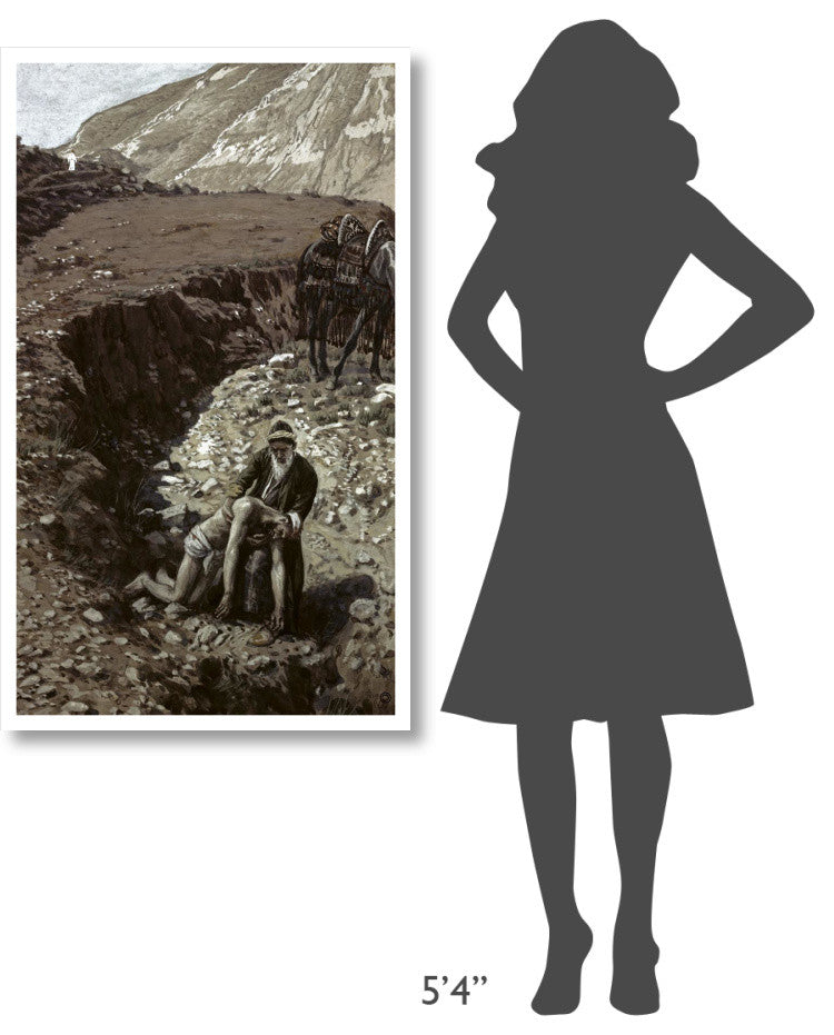 "Good Samaritan" Digital Paper Print by James Tissot, 28"x46"