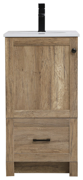 Elegant Lighting VF2818 Soma 18" - Natural Oak