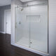 Basco VINA-935-47XP Vinesse 76"H x 47"W Single Sliding Frameless - Brushed
