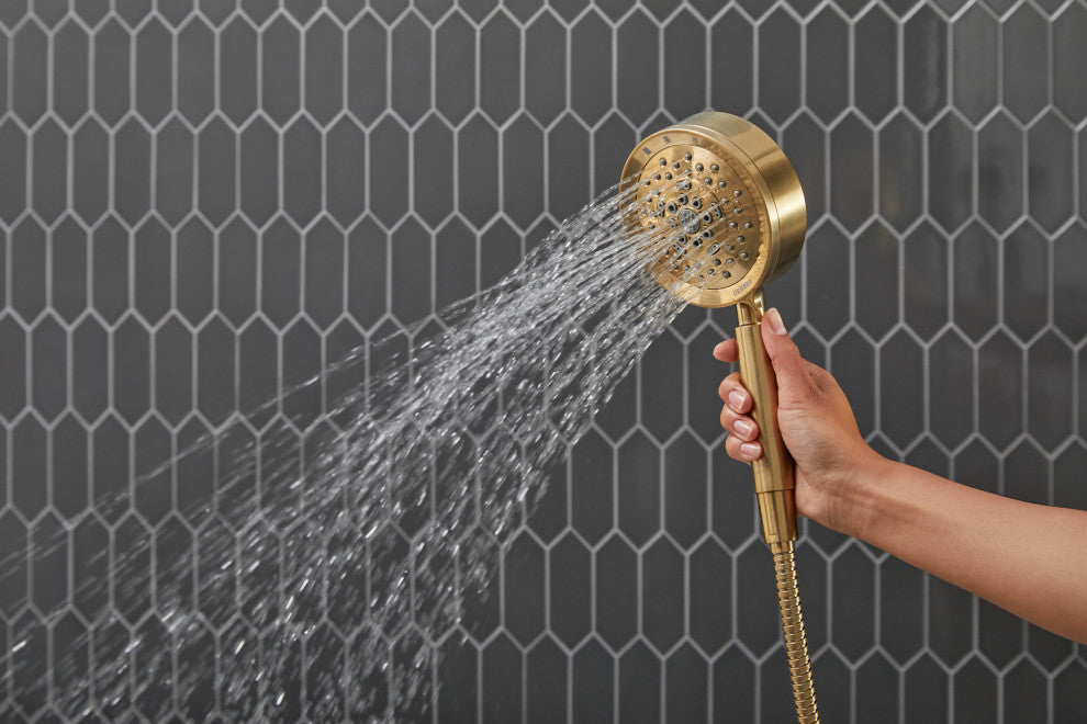 Parma 5 Function Handshower 1.75gpm Chrome, Brushed Bronze