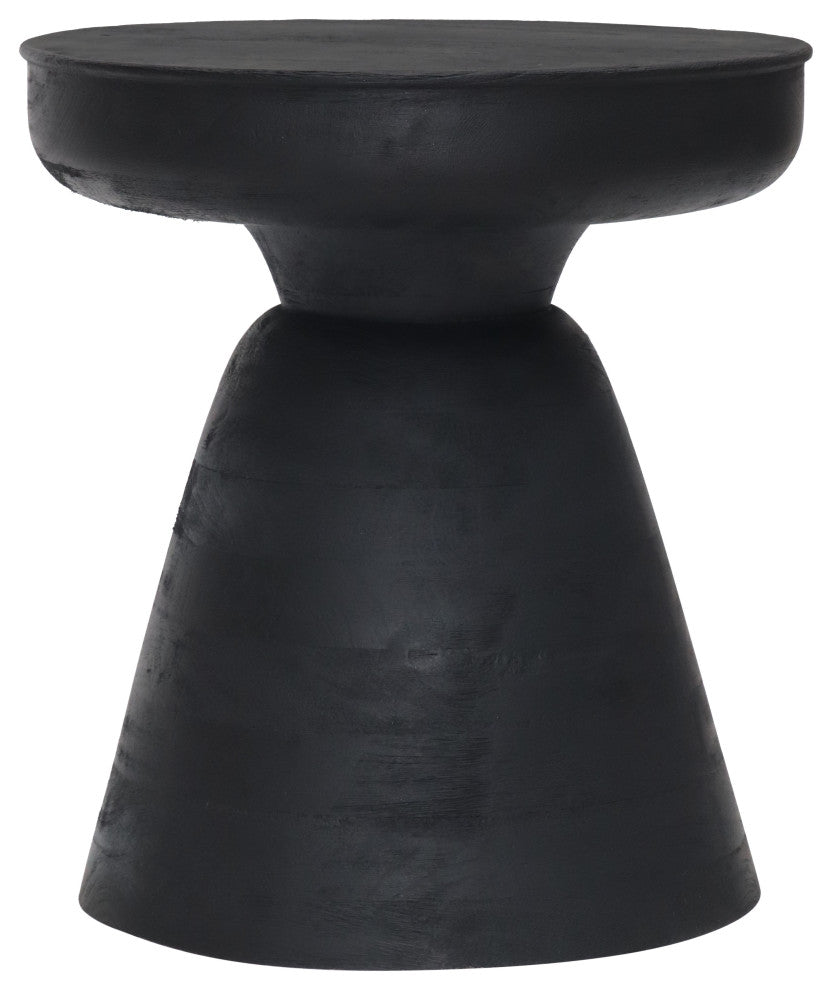 Sage Table Stool Matte Black