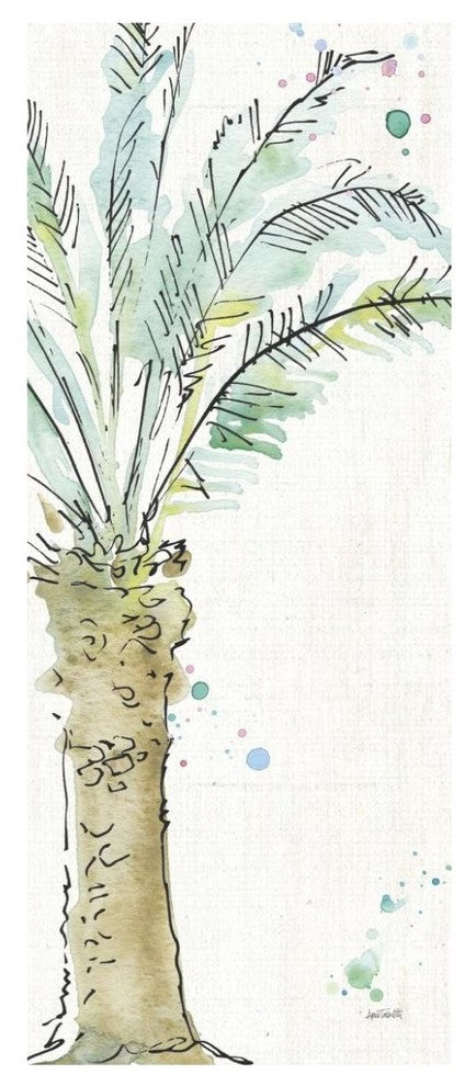 "Palm Passion VI no Words" Digital Paper Print by Anne Tavoletti, 32"x77"