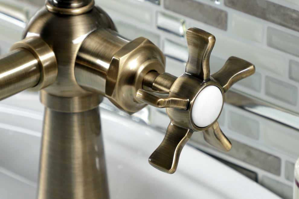 Kingston Brass KS3543NX Single-Handle Bathroom Faucet, Push Pop-Up