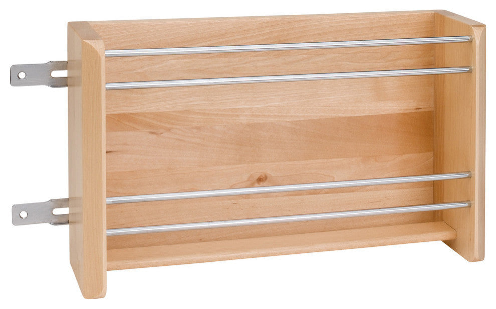 Wood Foil/Wrap Cabinet Door Organizer, 16.13"
