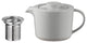 Sablo Teapot W/Filighter, 1 Liter, Cloud