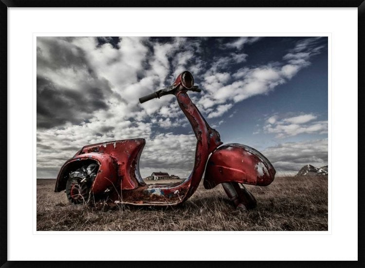 "Framed Memories" Framed Digital Print by Brin Ingibergsson-Bragi, 38"x28"
