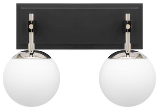 Allie 2-Lt Bath - Black/Polished Nickel