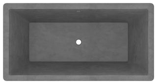 Mendocino Concrete Bathtub, Slate