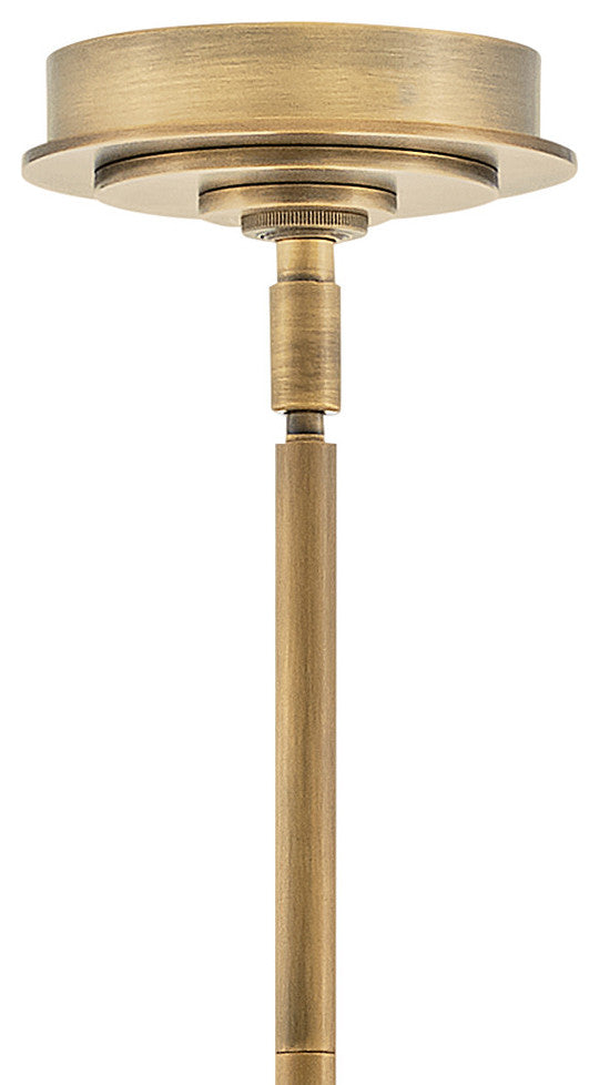 Fredrick Ramond Atera Large Single Tier Chandelier, Heritage Brass