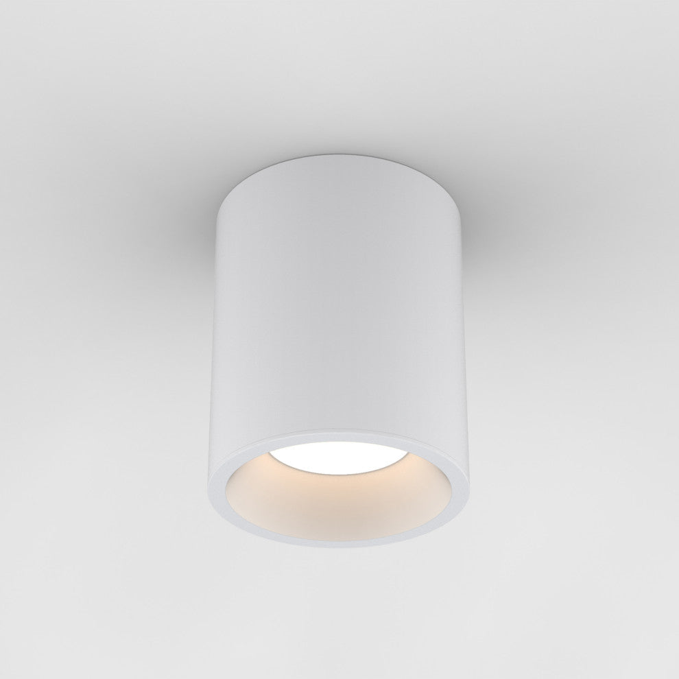 Astro Kos Round 140 LED, Dimmable Outdoor Downlight, IP65 Rated (Textured White)