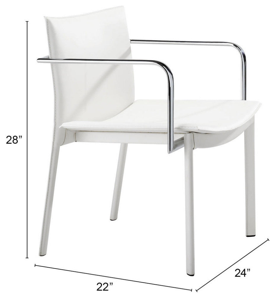 Gekko Conference Chair (Set of 2) White