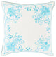 Surya Eloise ELO-003 18"x18" Pillow Kit, Aqua/Cream