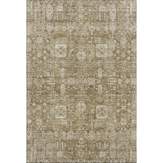 Premium Machine Washable Mayfield AMF637 Brown 8' x 10' Rug