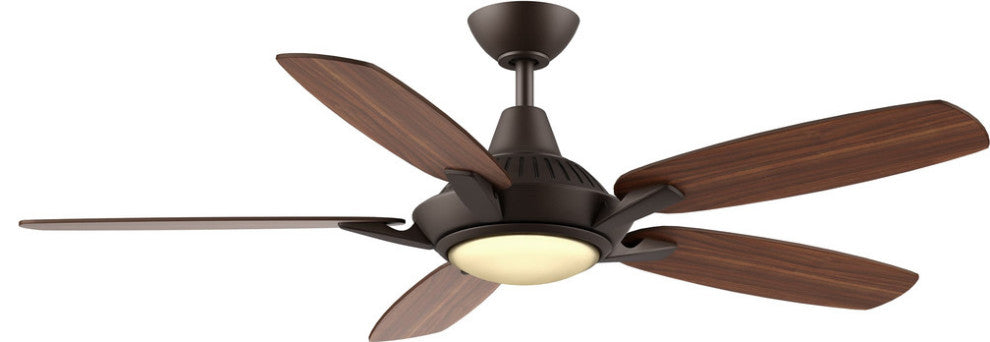 Solero Nickel 52" Ceiling Fan, Nickel