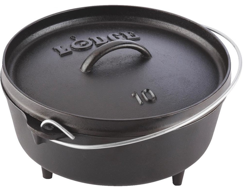 Lodge Camp Dutch Oven With Lid, 4 qt.