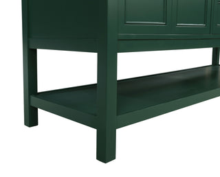 Home Living 72" Double Bathroom Vanity, Green