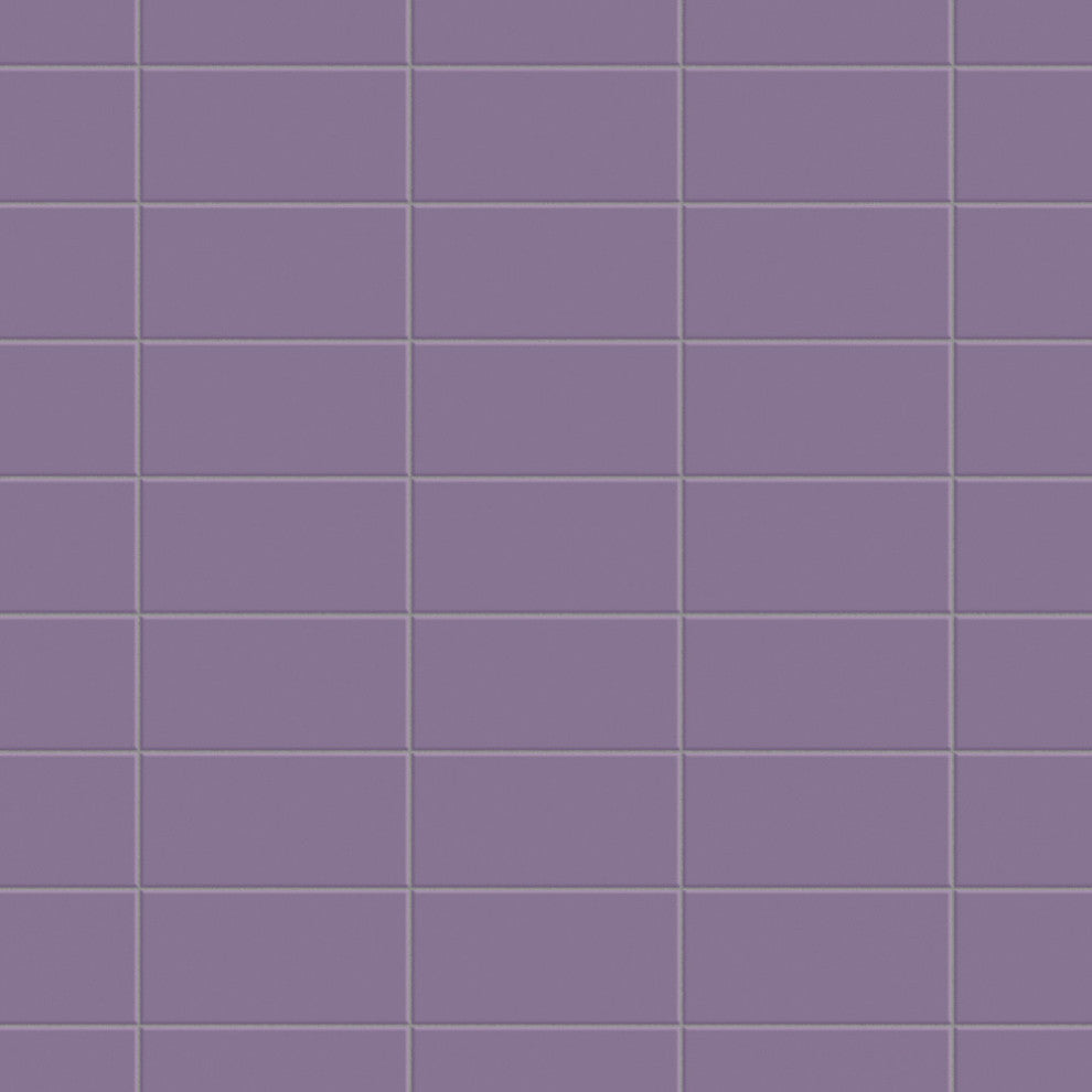 Projectos Matte Ceramic Floor and Wall Tile, Violet Purple