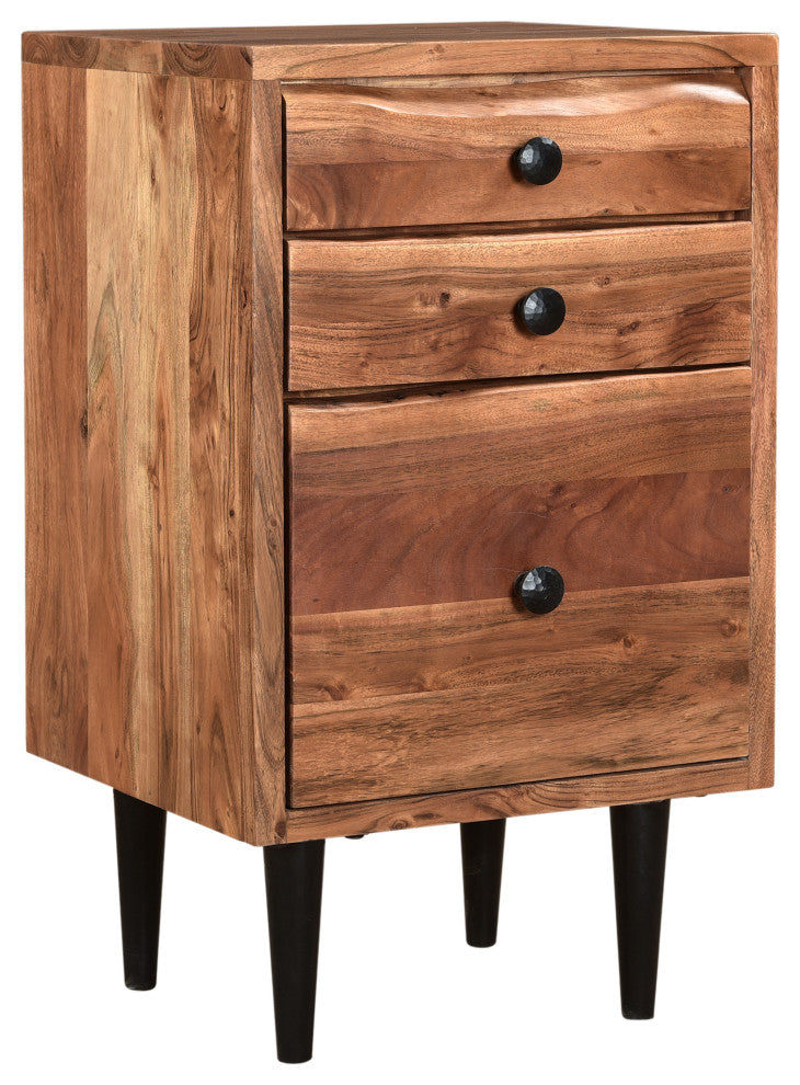 Stafford 2-piece Live Edge Solid Wood Desk Set