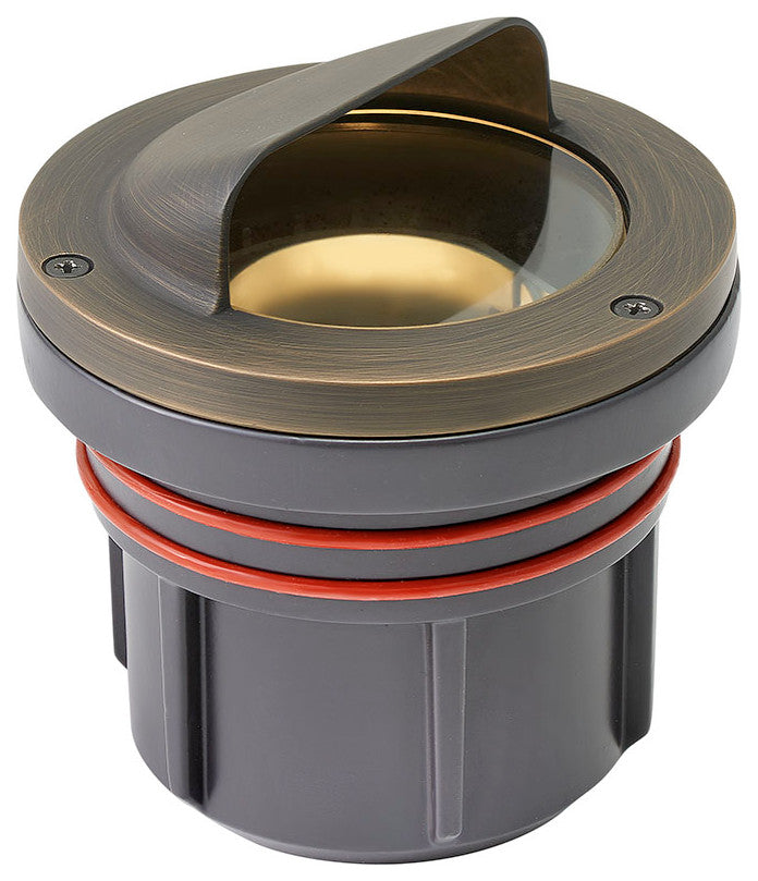 Hinkley 15708MZ-8W3K LED 8w 3000K Shielded Well Light, Dark Brass, Light Bronze