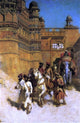 Edwin Lord Weeks The Maharahaj of Gwalior Before His Palace Gallery Wrap Canvas
