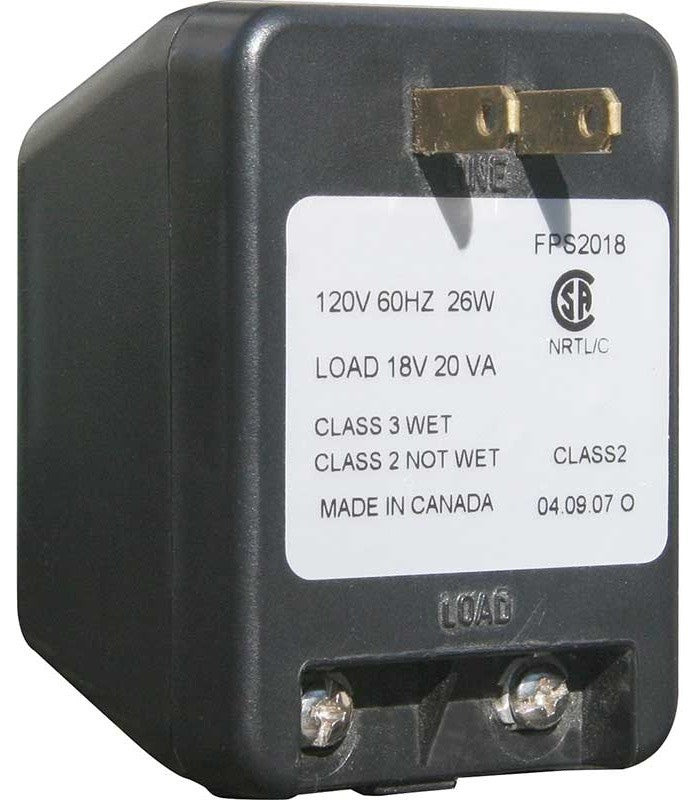 Plug-In Transformer for Edgewood and Bayside Estate Lighted Address Plaques