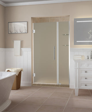 Belmore GS 49.25"-50.25"x72" Frameless Hinged Shower Door