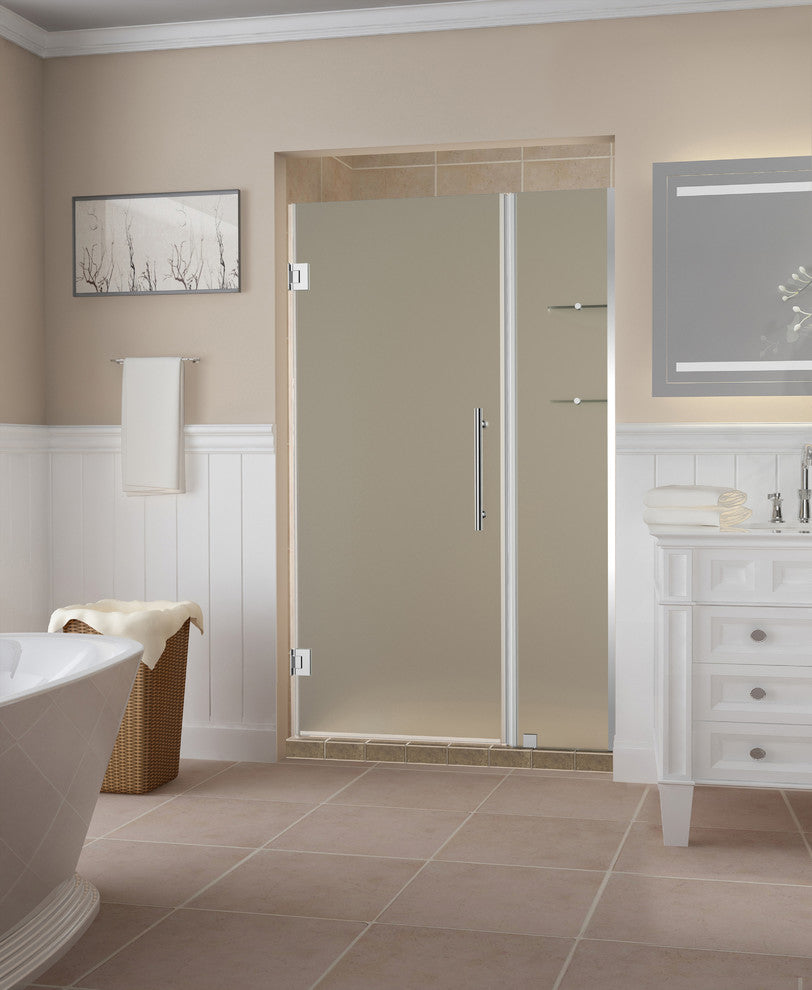 Belmore GS 49.25"-50.25"x72" Frameless Hinged Shower Door