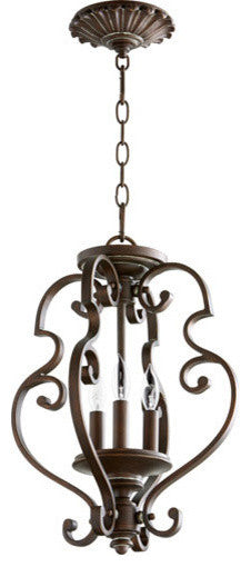Quorum 2873-13-39 Three Light Dual Mount, Vintage Copper Finish