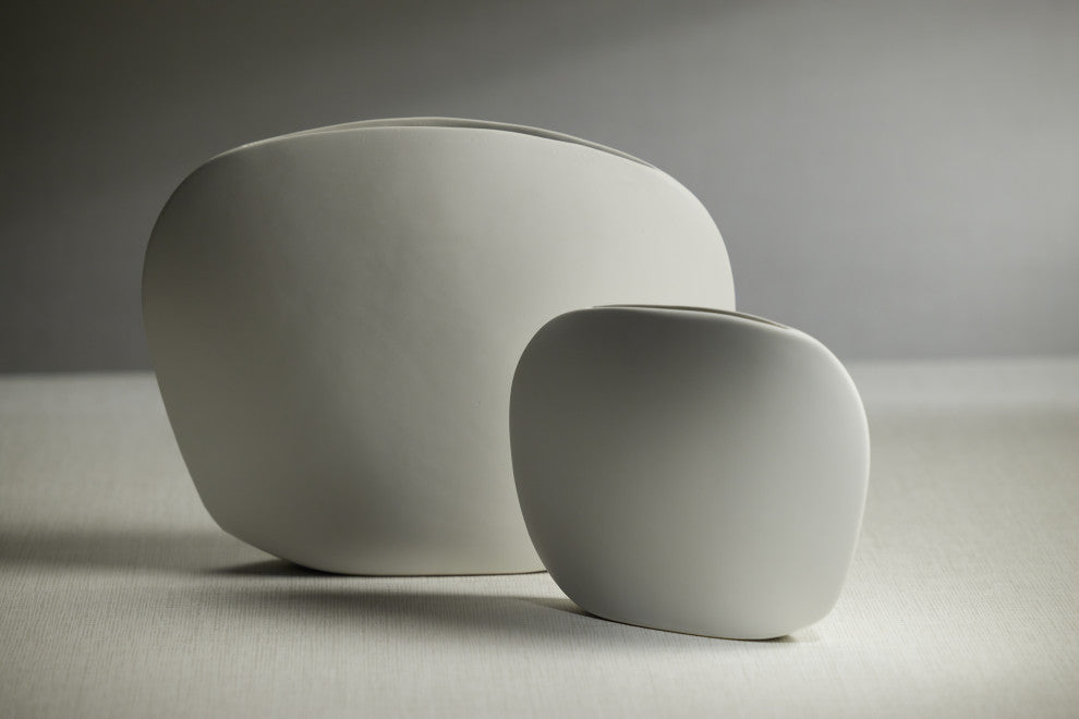 Kornati Organic Shape Ceramic Vase, Large