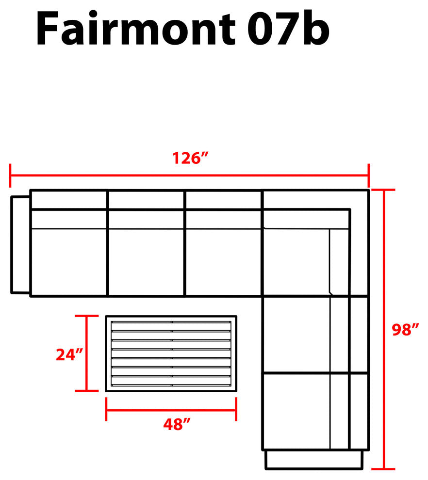Fairmont 7 Piece Outdoor Wicker Patio Furniture Set 07b